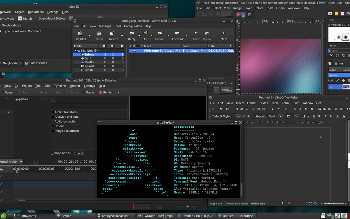 Artix Community GTK-Qt 2020-02