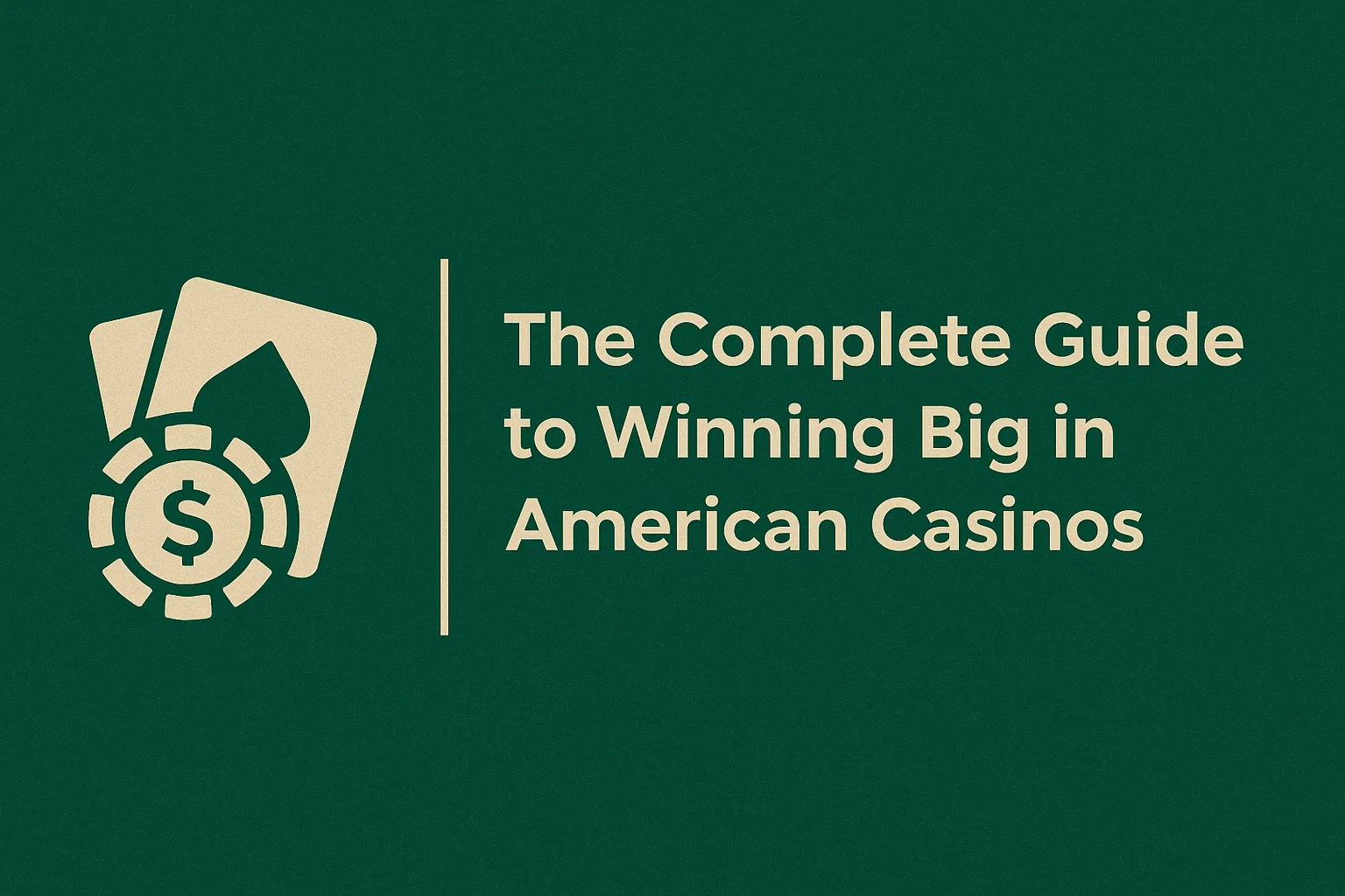 The Complete Guide to Winning Big in American Casinos